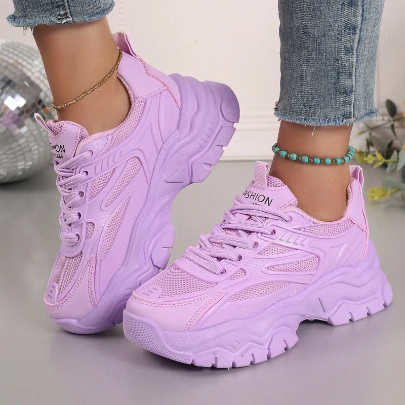 Women Shoes Tennis - Nowe damskie sneakersy na platformie 2025,