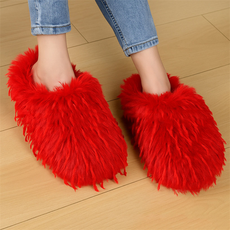 Women'S Shoes Clogs - Zimowe damskie kapcie, miękkie kapcie z