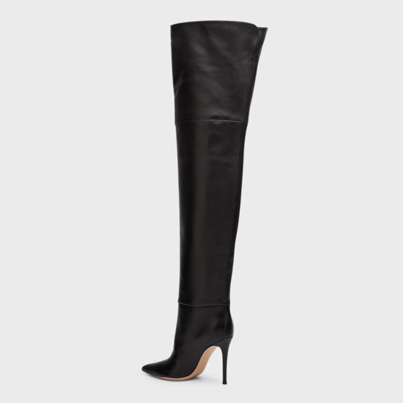Botki damskie za kolano z ostr – Knee High Boots Women recenzja i cena