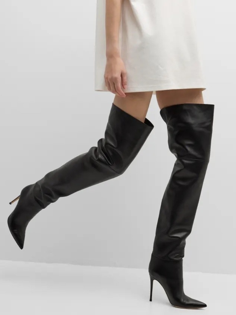 Botki damskie za kolano z ostr – Knee High Boots Women recenzja i cena