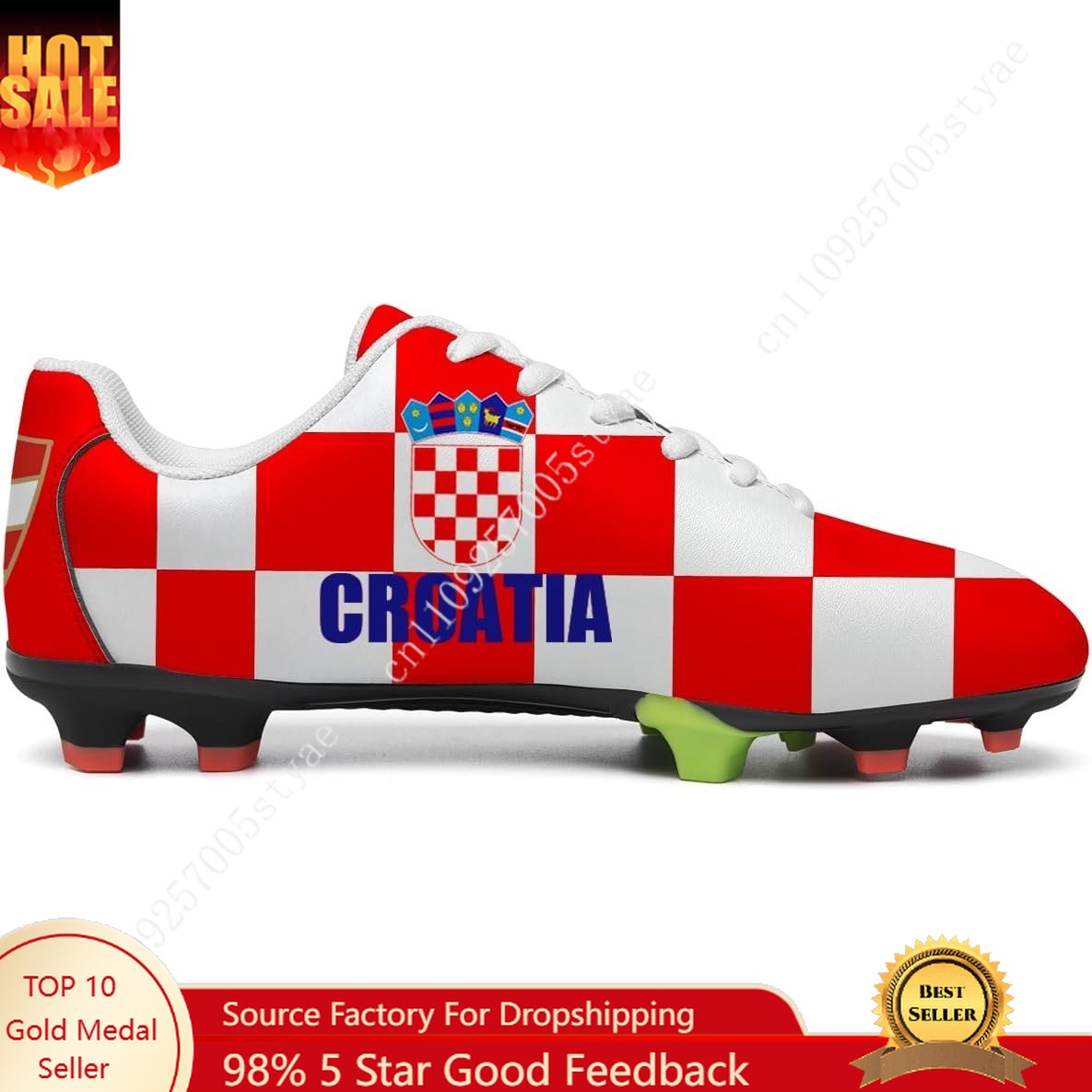 Flaga Chorwacji Chorwackie but – Oxford Lace Up Women recenzja i cena
