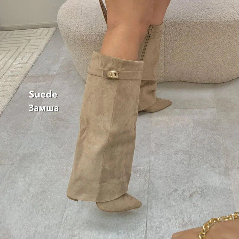 Damskie, luźne, sięgające do k – Knee High Boots Women recenzja i cena